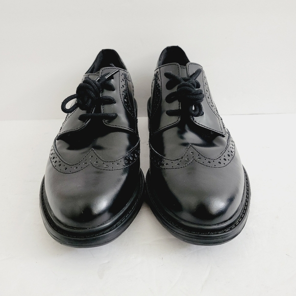 NEW Geox Walk Pleasure Black Lace-up Loafers Size 7 - Picture 4 of 10